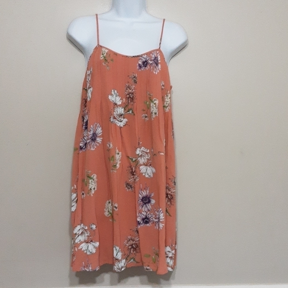 A Loves A women mini floral casual dress babydoll size M